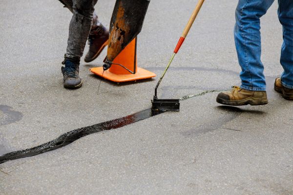 Parking Lot Crack Sealing in Fairfield